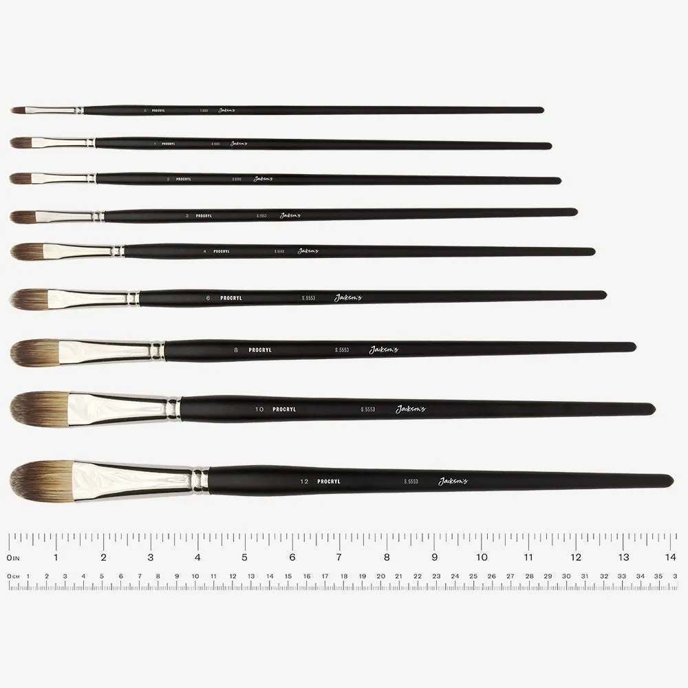 Jackson's : Procryl Brush : Filbert : No.3
